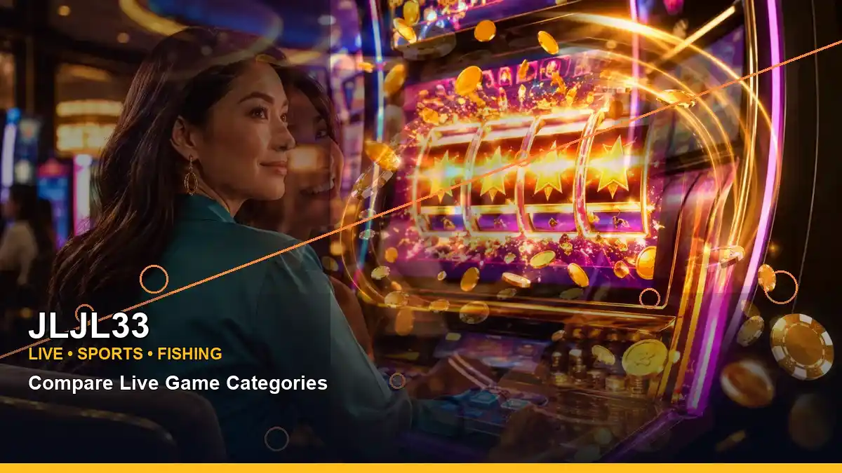 JLJL33 mobile casino scene with clearly presented reward information and a left-diagonal layout